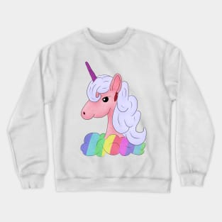 Regenbogeneinhorn Crewneck Sweatshirt